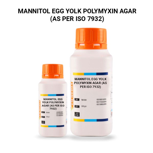 Mannitol Egg Yolk Polymyxin Agar (As Per Iso 7932)